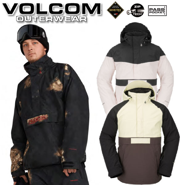 即出荷 22-23 VOLCOM/ボルコム MELO GORE-TEX pullover メンズ レディース 防水ゴアテックスプルオーバー スノーボードウェア スノーウ..