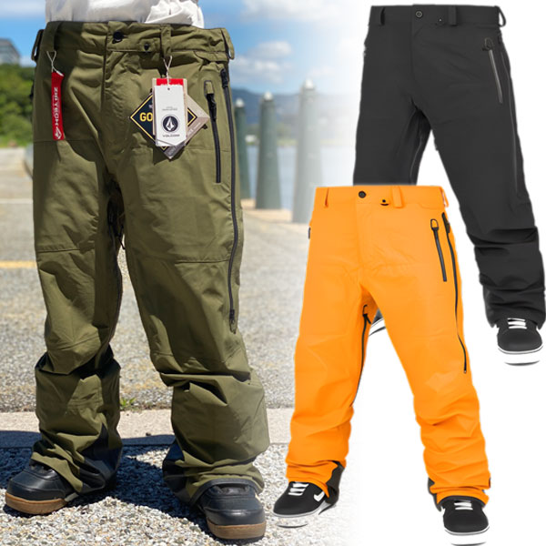 23-24 VOLCOM/ボルコム L GORE-TEX pant メンズ レディース 防水ゴアテックスパンツ スノーボードウェア スノーウェアー 2024