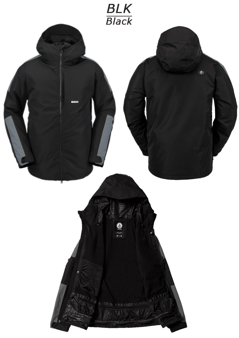 23-24 VOLCOM/ボルコム NIGHTBREAKER jacket メンズ レディース 防水ジャケット スノーボードウェア スノーウェアー 2024 3