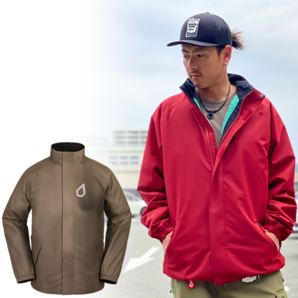 23-24 VOLCOM/ボルコム RAVRAAH jacket メンズ レディース 防水ジャケット スノーボードウェア スノーウェアー 2024