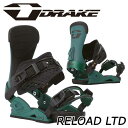 24-25 DRAKE / ドレイク RELOAD LTD リロードリミテッド メンズ レディース ビンディング バインディング スノーボード ラントリ カービ...