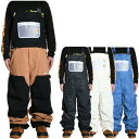 24-25 PLAN-B/プランビー WORKER BIB pant メンズ レディース 防水ビブパンツ MRS スノーボードウェア スノーウェアー 2025