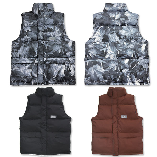 24-25 REPUBLIC & CO/リパブリック DWYCK vest メンズ レディース 防水ダウンベスト スノーボードウェア スノーウェアー 2025 予約商品