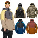 24-25 VOLCOM/ボルコム BRIGHTON pullover メンズ レディース 防水プルオーバー スノーボードウェア スノーウェアー 2025