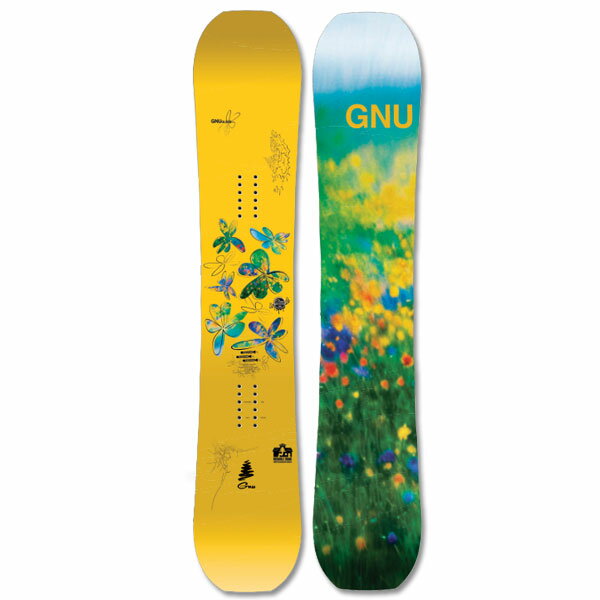 【楽天SS特別ポイント】25-26 GNU/グヌー GLOSS グロス レディース スノーボード パーク 板 2026 予約商品