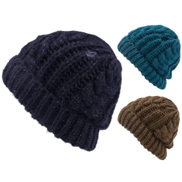 22-23 VOLCOM / {R CABLE HAND KNIT BEANIE r[j[ jbg Xq Y fB[XXm[{[h [֑Ή