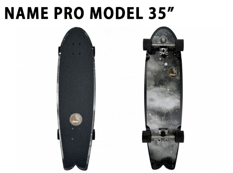 SLIDE/スライド NAME PRO MODEL 35inch SKATE サーフスケート ロングスケートボード ロングボード スケボー オフトレ 2