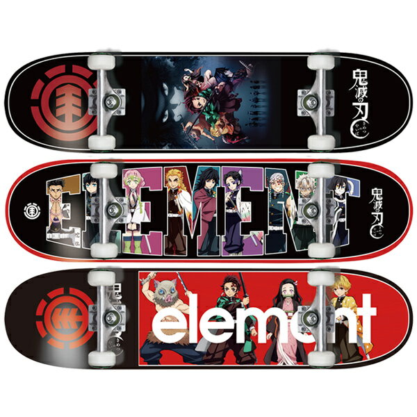 スケートボード エレメント ELEMENT 鬼滅の刃 コンプリート KIMETSUNOYAIBA COMP 8インチ コンプリートデッキ KIMETSU スケート スケボー 1