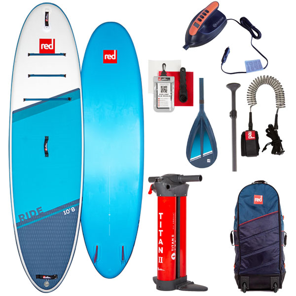 【セット】2022 RED PADDLE 10’8 RIDE MSL INFLATABLE PADDLE BOARD PACKAGE / レッドパドル ライド パドル+リーシュ付属 SUP インフレータブル パドルボード サップ 特典電動ポンプ