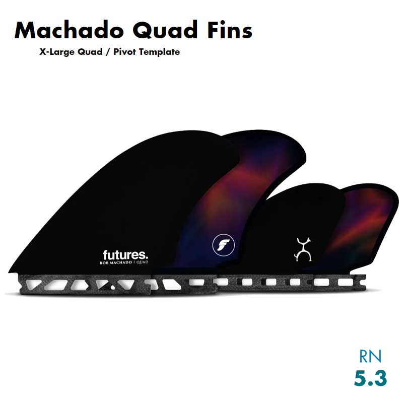 FUTURES FIN MACHADO QUAD FINS / フューチャーズフィン ロブマチャド クアッド サーフボード サーフィン 2