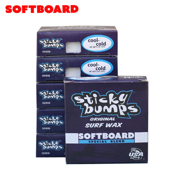 STICKY BUMPS / スティッキーバンプス SOFTBOARD WAX COOL/COLD サーフィン サーフボードワックス ソフトボード メール便対応