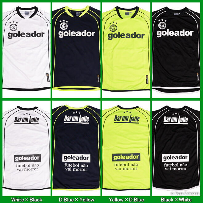 ゴレアドール ジュニアプラシャツ [g-956-1 キッズパイピングプラシャツ] フットサルキッズTシャツ 【ネコポス対応】- goleador フットサルウェアー プラクティスシャツ 【単品商品】