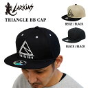 ラーキンス トライアングル BB キャップ 手洗い可能 ブラック ベージュ ホワイト LARKINS ベースボールキャップ 即日発送 lktm125