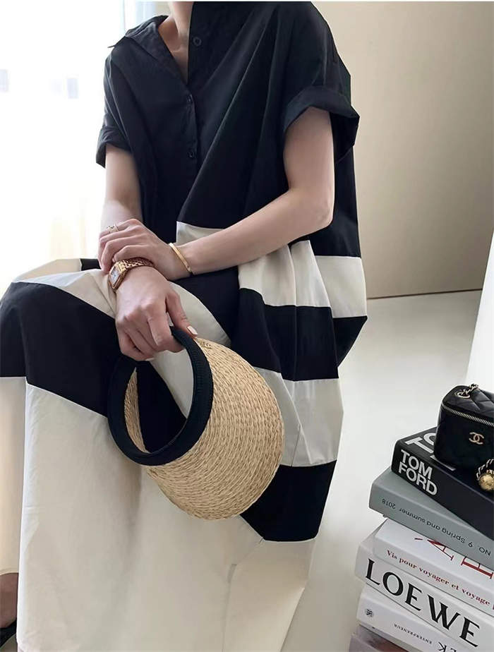 ワンピース 半袖 夏 きれいめ シャツワンピース マキシワンピース レディース リゾ...