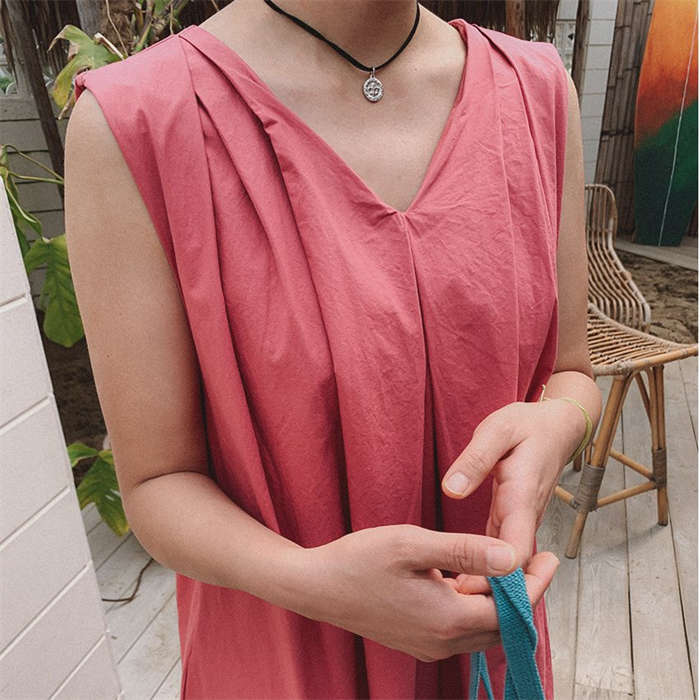 サロペット レディース きれいめ 春夏 薄手 綿麻 綿 コットン 涼しい パンツ オー...