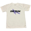 【郵送は送料無料】ラグビー「ONE TEAM」Tシャツ 半袖 ポリエステル100 文字 おもしろ 面白 プレゼント メッセージ お笑い インスタ映え かわいい ワールドカップ ノーサイド