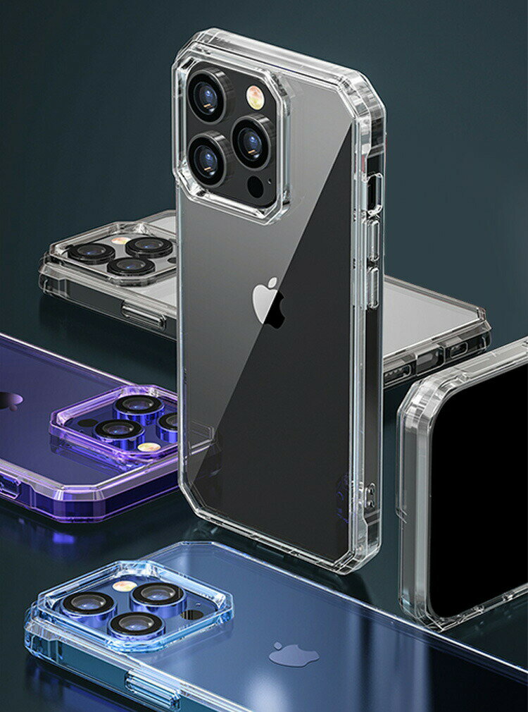 アップル アイフォン iPhone14 14Max 14Pro 14ProMax クリア ケース 2重構造 TPU&PC素材 傷やほこりから守る CASE 指紋防止 手触り抜群 衝撃防止 衝撃に強い 高級感があふれ 人気 綺麗な 鮮やかな スマホ スマフォ 透明 背面カバー 強化ガラスフィルム おまけ付き