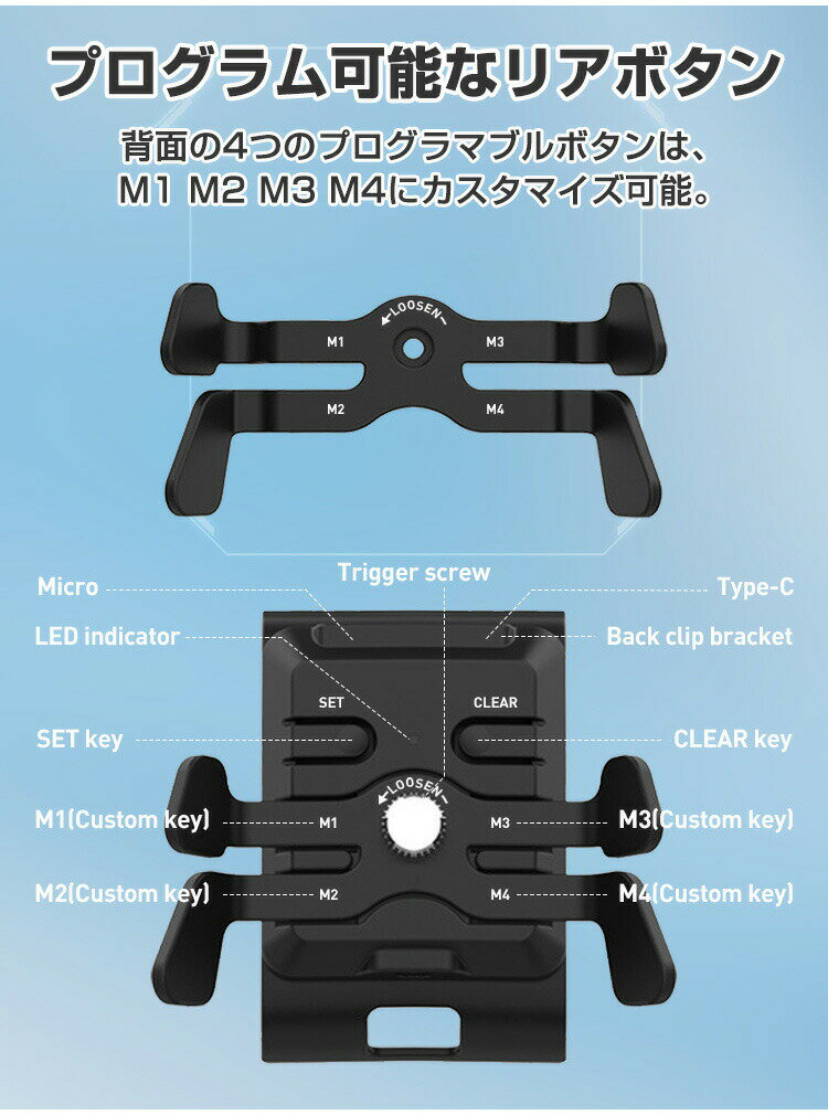 Microsoft Xbox One/OneS Xbox Series S/X コントローラー用 コントローラー用 背面パドルアダプター 背面ボタン 追加ボタン 背面アタッチメント 簡単装着 便利 実用 人気 おしゃれ