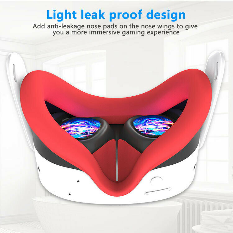 LUCKYBEEHTCVivePro用ザークッションバックヘッド用革材フェイスクッション汗染み防止カバー12mmVRMASK(ヘッドカバー2個セット)