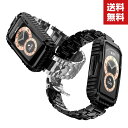 送料無料 HUAWEI Band 7 ウェアラブル端末・スマートウォッチ 交換 時計バンド オシャレな 3重構造 TPU&PC&高級ステンレス 高級感があふれ ...