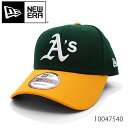 ニューエラ10047540 9FORTY THE LEAGUE OAKLAND ATHLETICS オークランド・アスレチックス A’s キャップ 帽子 MLB球団 ロゴ メンズ レディース サイズ調節可能 人気 GREEN グリーン