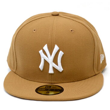 ニューエラ【NEW ERA】ベースボール キャップ ニューヨーク ヤンキース New York Yankees 59fifty /帽子 メンズ レディース 【送料無料】【あす楽】 ライトブラウン