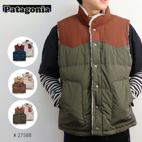 パタゴニア ダウンベスト メンズ パタゴニア【patagonia】27588 メンズ・リバーシブル・ビビー・ダウン・ベスト Men's Reversible Bivy Down Vest ジャケット アウター ベスト 防寒 ボア タウンユース アウトドア お出かけ カジュアル【あす楽】【送料無料】