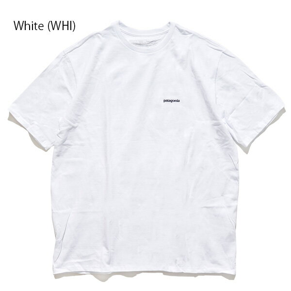 パタゴニア【patagonia】38504 Mens P-6 Logo Responsibill Tee T-Shirt メンズ P-6ロゴ レスポンシビリティー Tシャツ ロゴT WHITE BLACK ホワイト ブラック アウトドア 登山 レギュラー・フィット【ネコポス発送】
