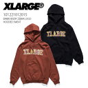 エクストララージ【X-LARGE】101221012015 EMBROIDERY ZEBRA LOGO HOODED SWEAT プルオーバー メンズ トップス 長袖 パーカー フーディ..