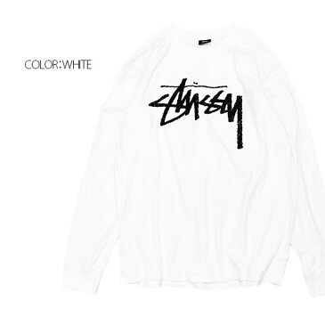 ステューシー【STUSSY】1994496 STOCK LS TEE ロンT ベーシック メンズ　長袖 Tシャツ ロングTシャツ stussy トップス コットン 人気【ネコポス発送のみ送料無料】