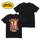 ビーバス・アンド・バットヘッドBREAKIN TEE Tシャツ 半袖 テレビアニメ MTV 少年 ギャグ メンズ レディース 正規品 BLACK ブラック アメリカ