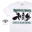 ビースティー ボーイズ【BEASTIE BOYS】BUMBLE BEE TEE Tシャツ 半袖 ロックT バンドT Check Your Head ヒップポップ ロックバンド メンズ レディース WHITE ホワイト【ネコポス発送】