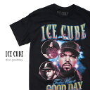 アイス・キューブToday was a GOOD DAY TEE Tシャツ 半袖 ロックT ヒップホップ ラッパー アメリカ メンズ レディース BLACK ブラック