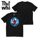 ザ フー【THE WHO】TARGET TEE Tシャツ 半袖 ロックT バンドT ロゴT パンク ロックバンド イギリス ビート グループ メンズ レディース 正規品 BLACK ブラック イギリスの3大ロックバンド【ネコポス発送】