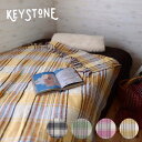 キーストーン【KEYSTONE】IN0577 アップサイクル コットンスロー チェッカー マルチカバー ブランケット インテリア おしゃれ 誕生日 ギフト お祝...