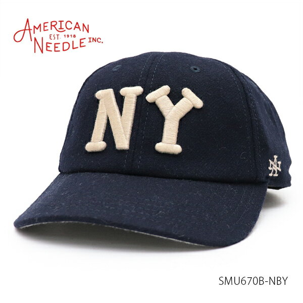 アメリカンニードルSMU670B-NBY Archive Legend キャップ NY ニューヨーク・ブラックヤンキース New York Black Yankees ニグロリーグ 帽子 メンズ レディース