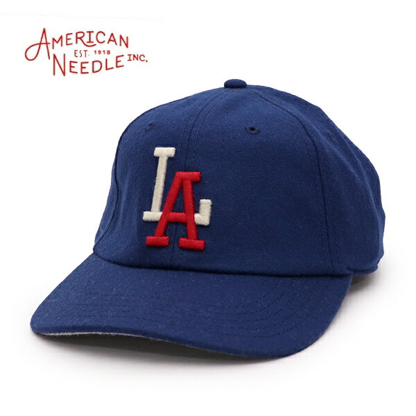 Rakuten - アメリカンニードル【AMERICAN NEEDLE】WOOL-LABLU キャップ Los Angeles Angels ロサンゼルス・エンゼルス ウール ベースボールキャップ サイズ調節可能 帽子 ロゴ カジュアル ユニセックス メンズ レディース BLUE ブルー アウトドア 野球【ネコポス発送】
