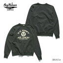 バズリクソンズ【BUZZ RICKSON'S】BR69334 SET-IN CREW NECK SWEAT SHIRTS U.S. ARMY AIR FORCES スウェット プルオーバー メンズ 長袖 ロゴ 裏起毛 トレーナー 日本製【送料無料】