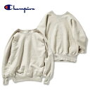チャンピオン【Champion】C3-Q041 リバースウィーブ(R) 1stパテントモデル クルーネックスウェットシャツ 24FW TRUE TO ARCHIVES スウェット 長袖 メンズ レディース トップス グレー【送料無料】