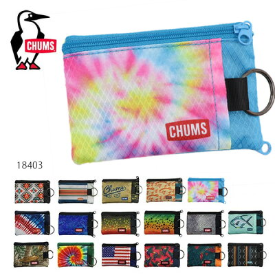 チャムス【CHUMS】SURFSHORTS WALLET PATTERNS 18403 新色追加!キー コイン ポーチ キーケース コインケース カードケース ICカード 小銭 鍵 持ち運び便利 スモールサイズ メンズ レディース ウォレット【ネコポス発送】