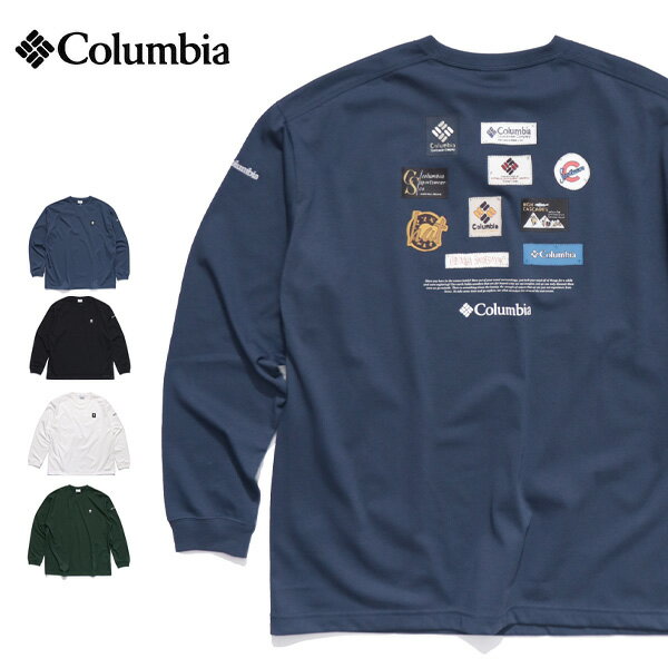樂天商城 - コロンビア【Columbia】PG4837 スタックブルックグラフィックロングスリーブTシャツ Stuck Brook™ Graphic L/S Tee 長袖 ロンT アウトドア メンズ トップス バックプリント 吸湿速乾 オムニウィック オムニシェイド UPF50 速乾【ネコポス発送】