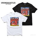 クルックスアンドキャッスルズ2DR02747 Snoop Doggy Dogg Tee Tシャツ メンズ スヌープドッグ 半袖 ロゴ ヒップホップ ラッパー WHITE BLACK ストリート シンプル