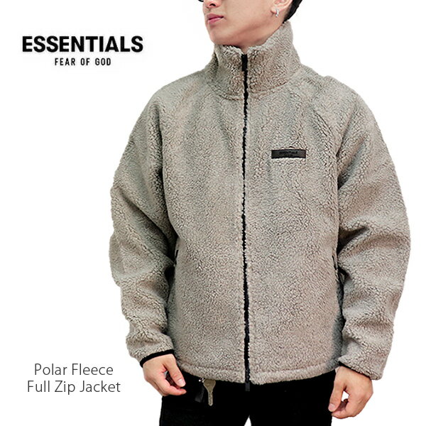 FOG ESSENTIALS 【エッセンシャルズ】Polar Fleece Full Zip Jacket フリース ジャケット ポーラーフリース フルジップ ジッパー 羽織り もこもこ 正規品 トップス 長袖 メンズ エフオージー ユニセックス 人気 ダークオートミール Dark Oatmeal【あす楽】【送料無料】