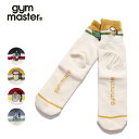 ジムマスター【gym master】G366730 ハッピー刺繍コンビソックス クルーソックス 抗菌 防蚊 消臭 ロングソックス クルーレングス 靴下 23-2...