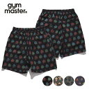 ジムマスター【gym master】G533707 UL-GRIDハッピーペイントショーツ ショートパンツ ユニセックス メンズ レディース 総柄パンツ ショーツ 短パン セットアップ 超軽量 UVカット 通気性 速乾性 ポップ 海 キャンプ【ネコポス発送】