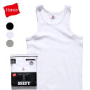 ヘインズ【HANES】HM3-R102 ビーフィー リブタンクトップ 25SS BEEFY-T トップス タンク インナー 無地 ベーシック 定番 USコットン...