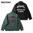 ヒューストン【HOUSTON】51475 EMB HARRINGTON JACKET(METROPOLITAN) / 刺繍ハリントンジャケット アウター 長袖 ...