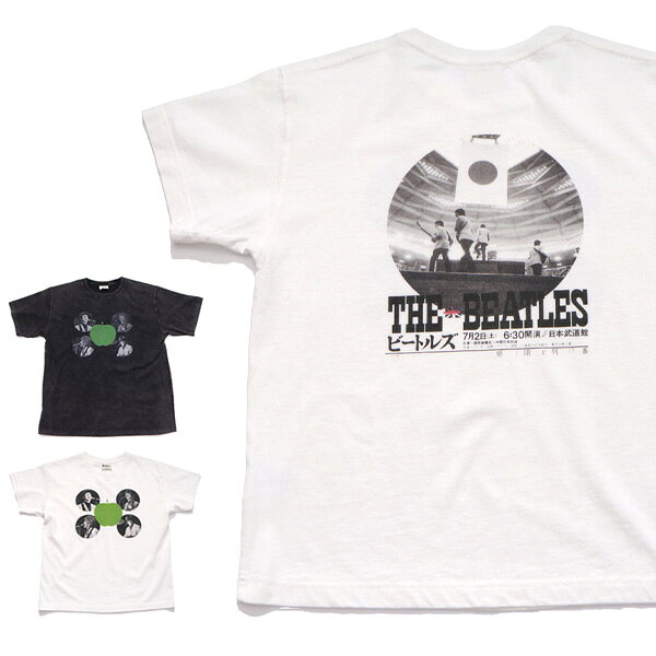 ジューシー【JUICY】26B-96330 THE BEATLES TEE トップス 半袖 Tシャツ プリントTシャツ ビートルズ 来日ライブ 日本武道館 バンド ロック ミュージック アーティスト メンズ レディース ユニセックス ブラック ホワイト ヴィンテージ ストリート【ネコポス】