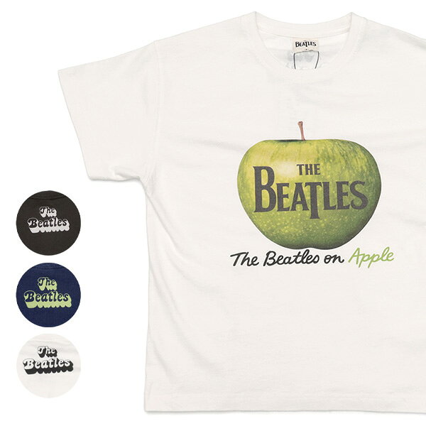 ビートルズ【THE BEATLES】26B-96342 THE BEATLES 半袖シャツ Tシャツ ビートルズ メンズ レディース ユニセックス ヴィンテージ ストリート アップル・レコード Apple Records バンド ロック ミュージック アーティスト ブラック ネイビー ホワイト【ネコポス発送】