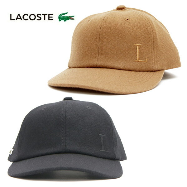 樂天商城 - ラコステ【LACOSTE】L1384-25AC0 CAP フランネルキャップ 帽子 ロゴ サイズ調整可能 クロスストラップ ユニセックス メンズ レディース シンプル 綿100％ コットン BLACK CAMEL 58cm 日本製 正規品 アウトドア 【ネコポス発送】